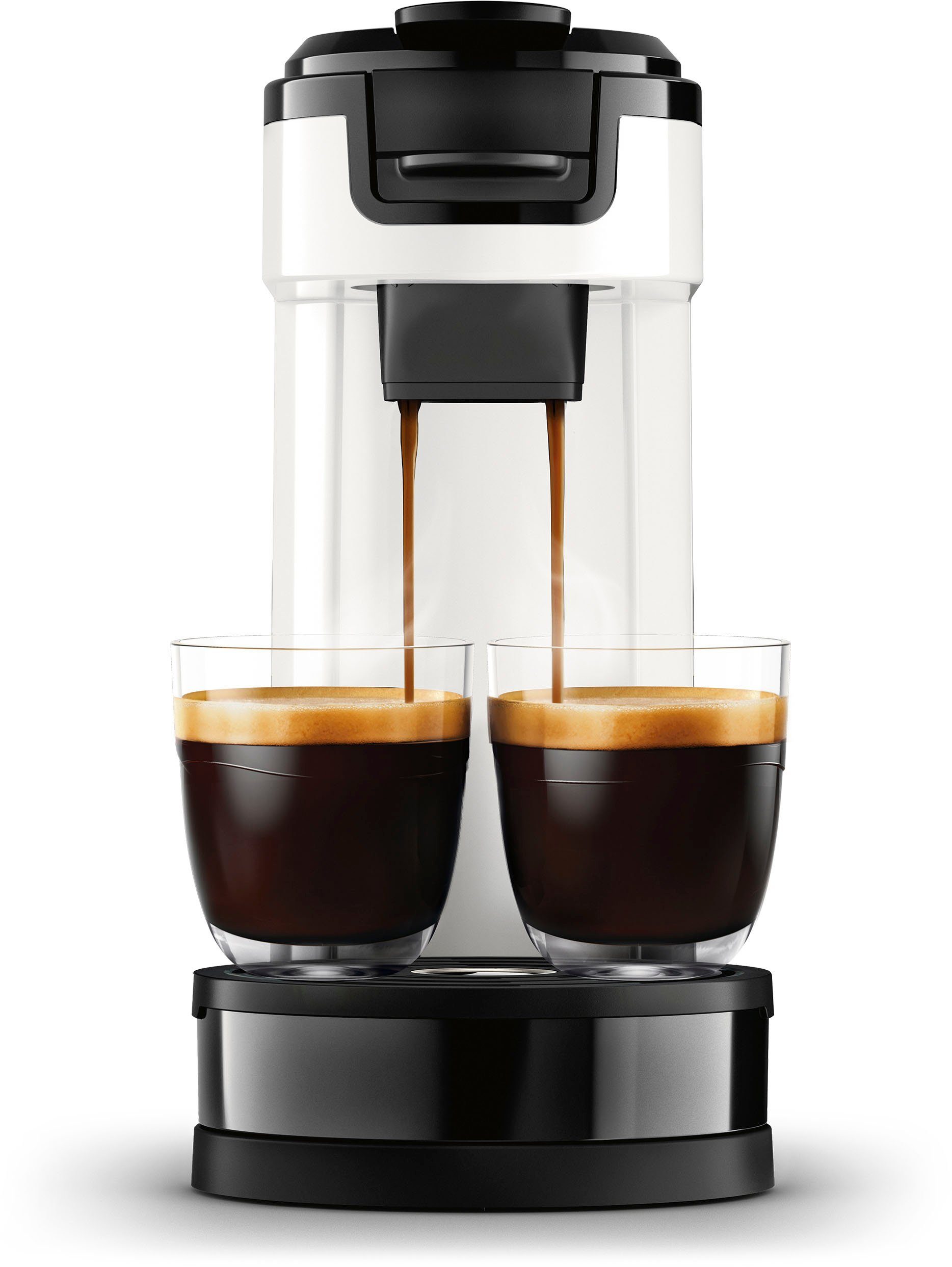 Philips Senseo Kaffeepadmaschine Switch HD6592/04, 1l Kaffeekanne, inkl. Kaffeepaddose im Wert von 9,90 € UVP