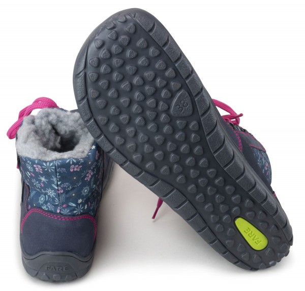 Fare Bare |vB ~ MidBoot Winter Schnürer + Tex ~ Blümchen