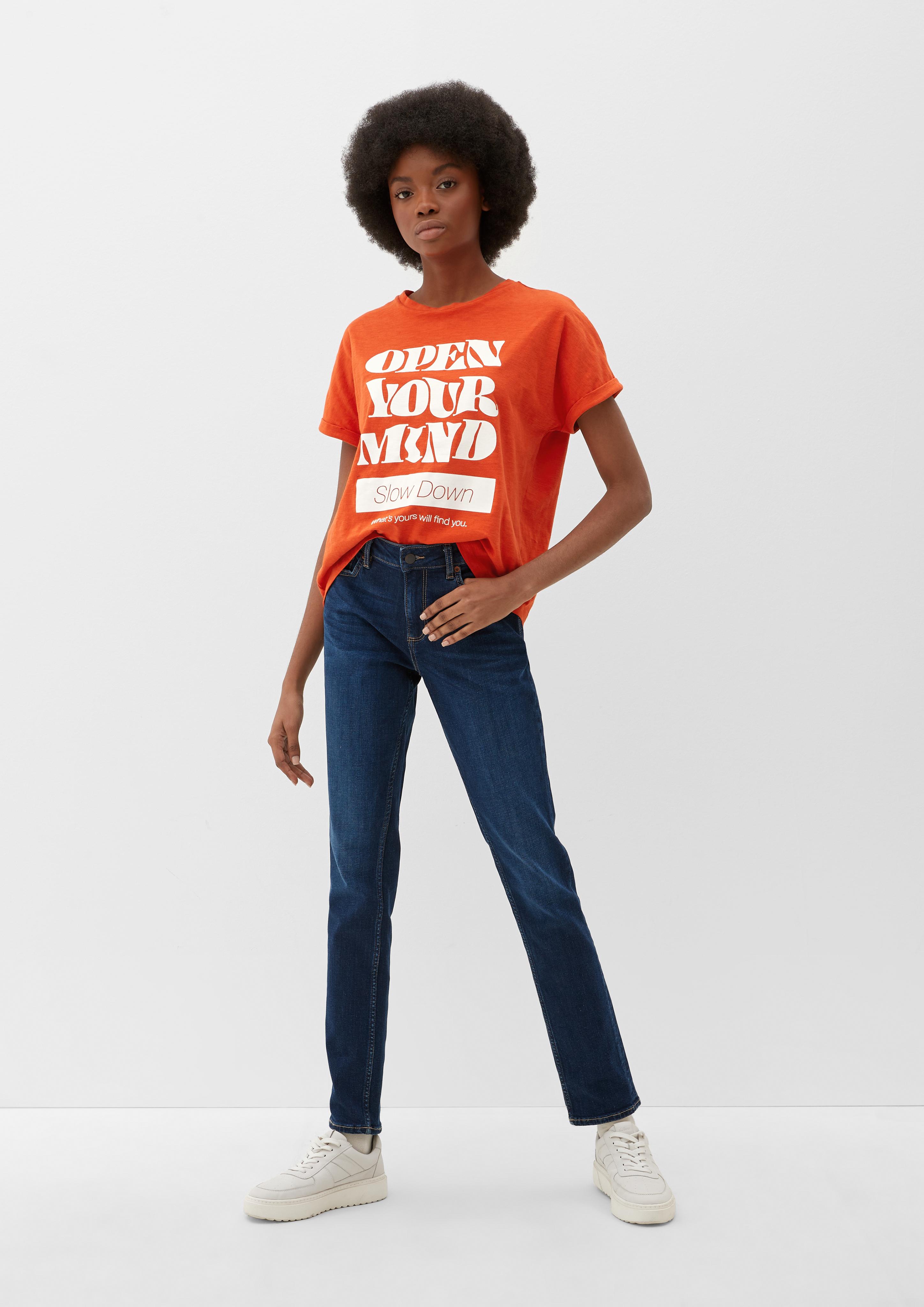 T-Shirt mit Frontprint  2120122-23D0