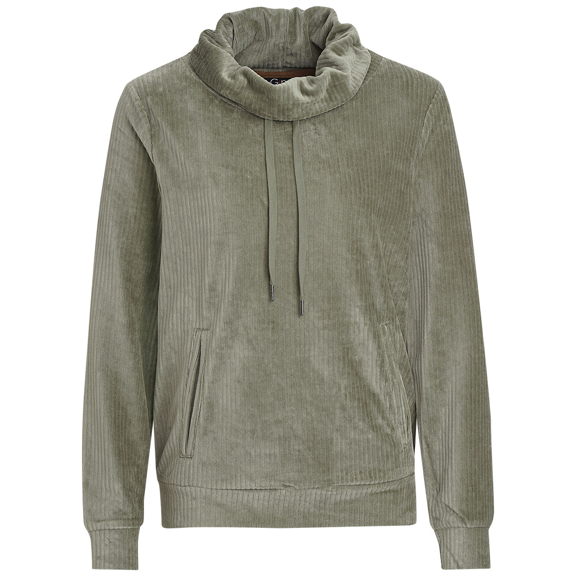 Damen Nicki-Langarmshirt mit Strukturstreifen