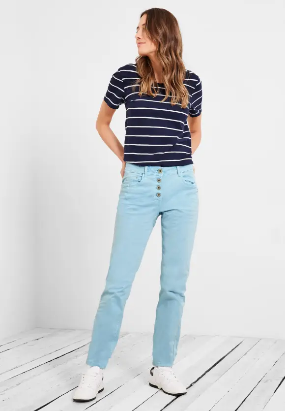 CECIL Loose Fit Hose mit Stretch