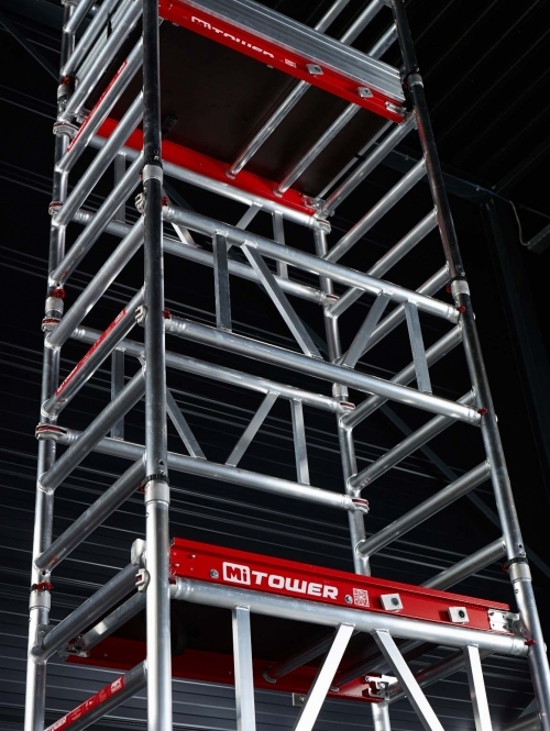 Altrex C003001 MiTOWER -rullatelineet, 5,20 m työkorkeus, puu