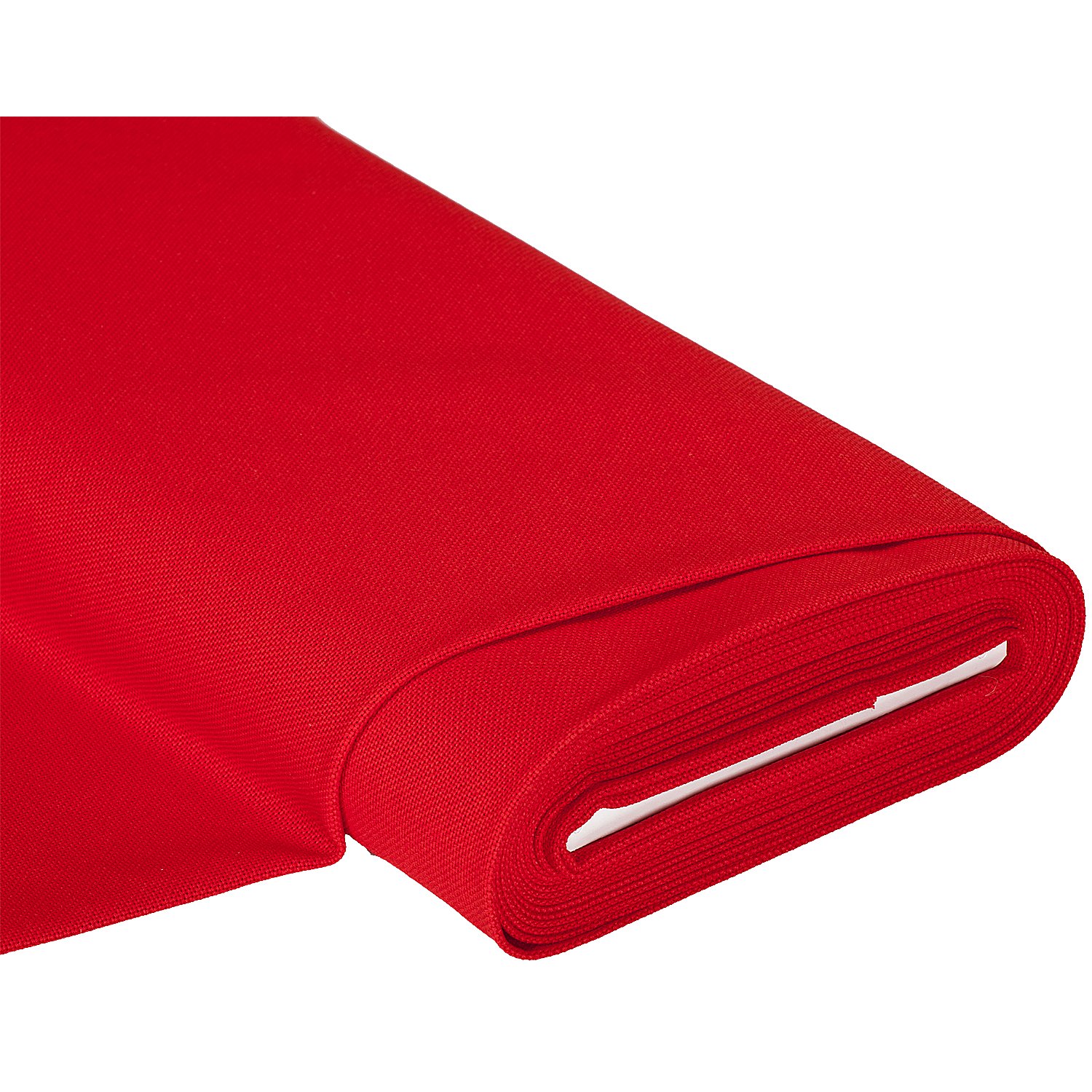 Stick- und Hardangerstoff, rot