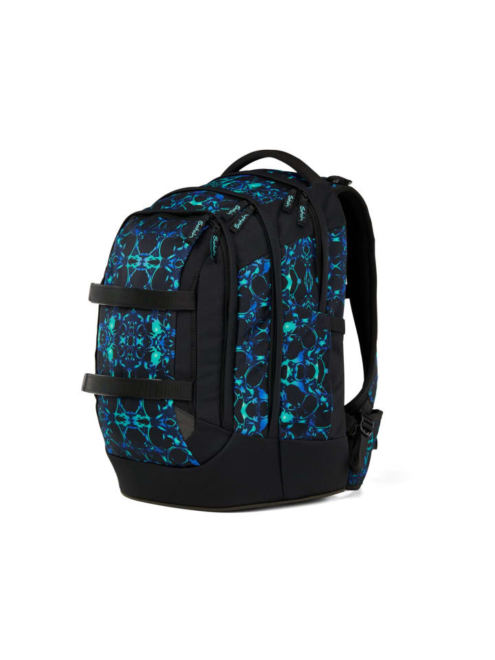 Satch Schulrucksack PACK Caleido Blue in Blau günstig kaufen onesize