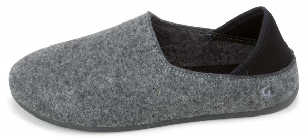 Gottstein ~ Wool Slip-On ~ Grey/Charcoal
