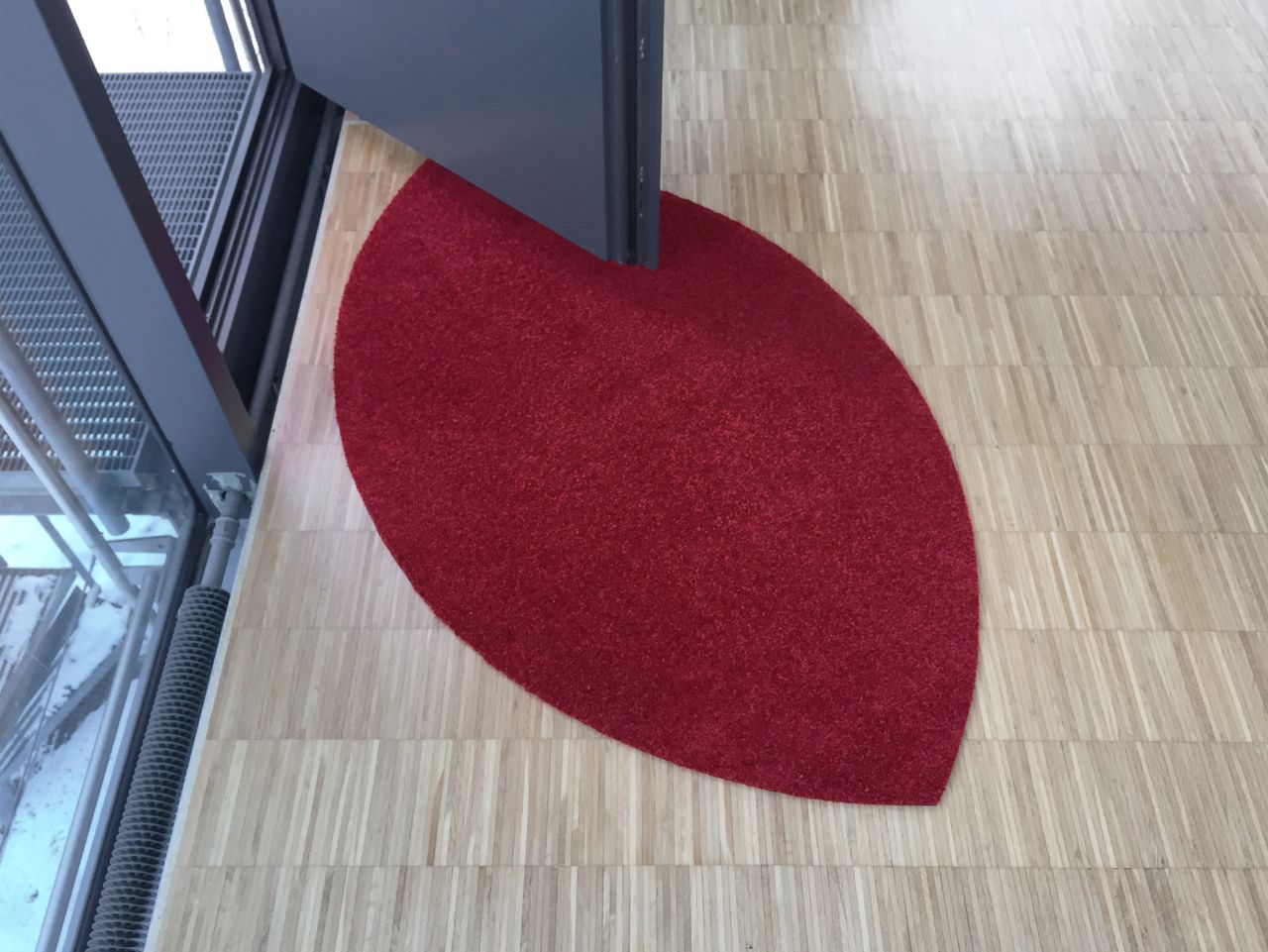 Keilbach Designprodukte Keilbach Schuhabstreifer, 145 x 85 cm, rot