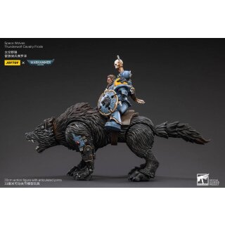 Warhammer 40k Actionfigur 1/18 Space Wolves Thunderwolf Cavalry Frode