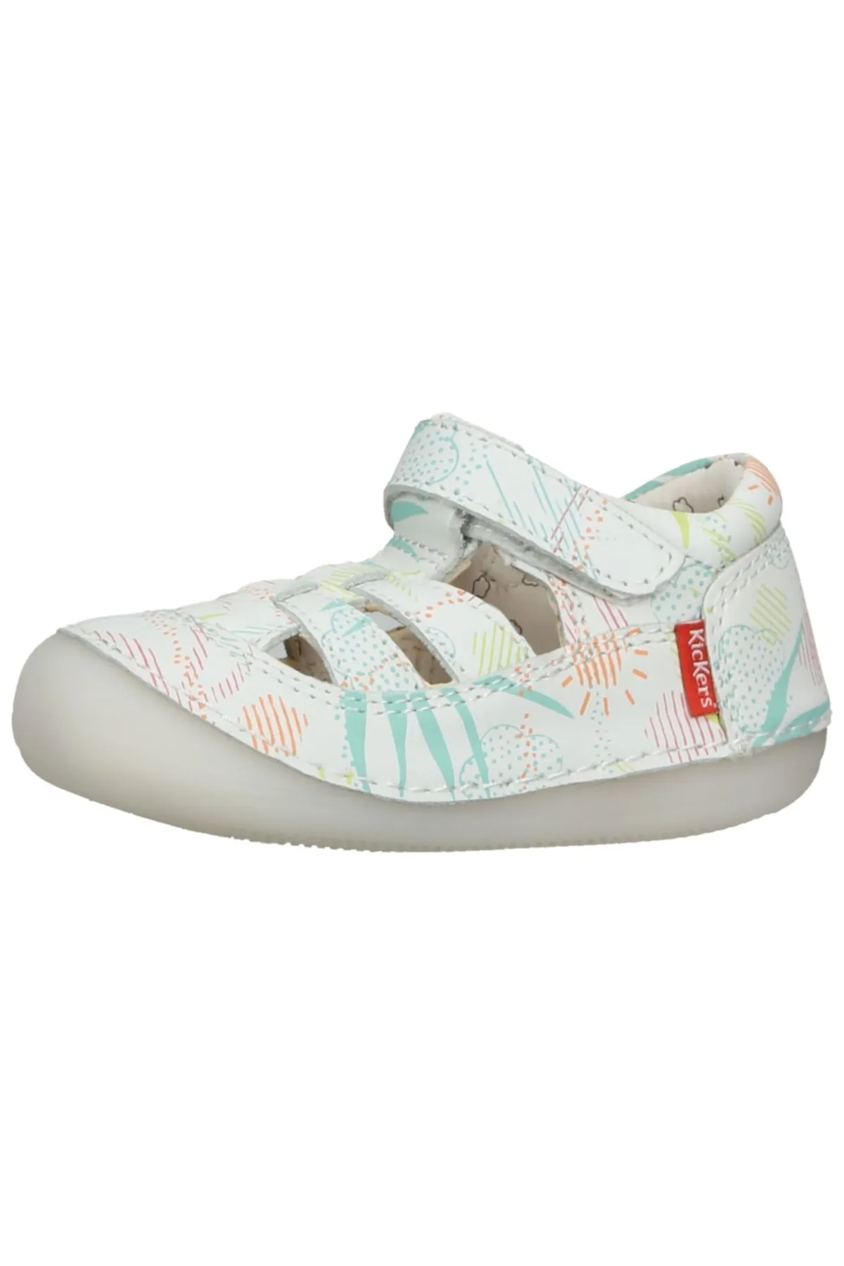 Kickers  Sandalette - Weiß - Flacher Absatz