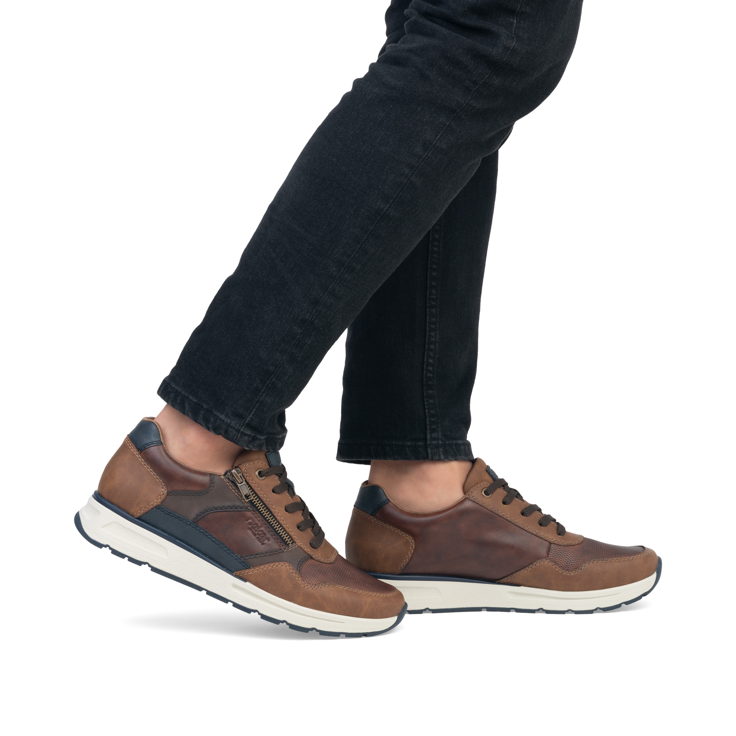 Rieker Herren Sneaker Low nussbraun