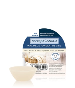 Yankee Candle Soft Wool & Amber Wax Melt Single Duftkerze-22 g