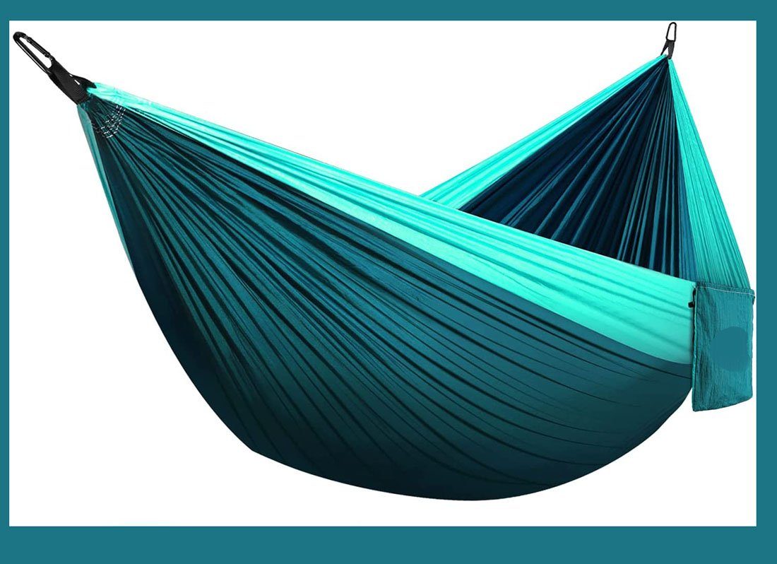 Ronner UG Hängematte Outdoor Hängematte 270 x 140 cm Reisehängematte Campinghängematte (1 St)
