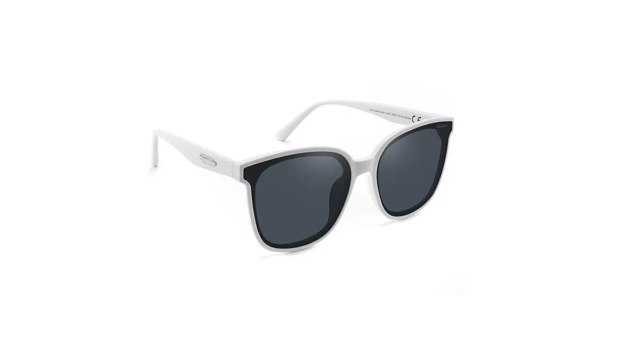 Caresse Brillenmode Sonnenbrille white shy/smoke