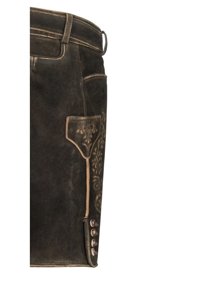 Nübler Lederhose kurz Lederhose Sebastian in Moor günstig kaufen
