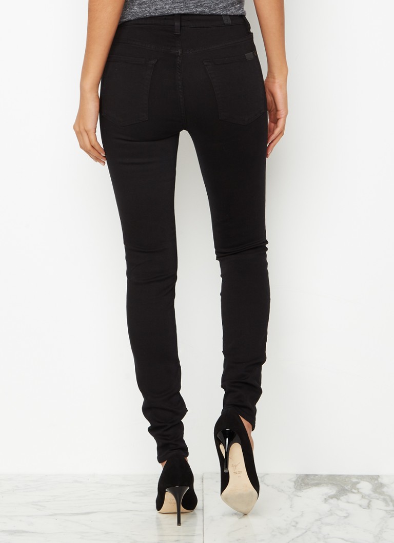 Blugi skinny cu talie medie 7 For All Mankind Illusion