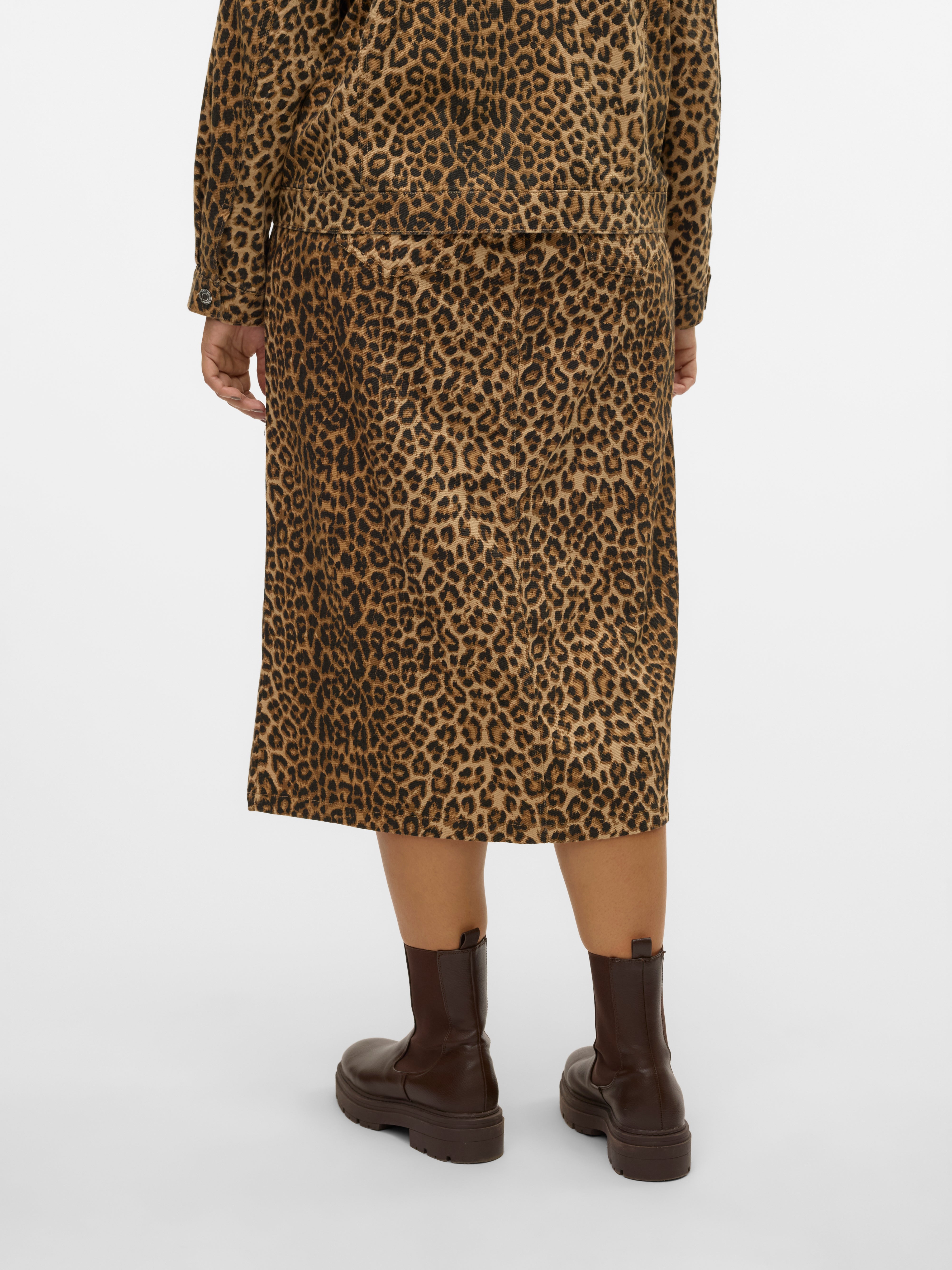 VMCVERI Hohe Taille Langer Rock