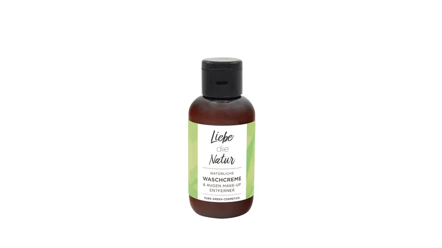 LIEBE DIE NATUR - natürliche Waschcreme und Augen Make-Up Entferner 100 ml
