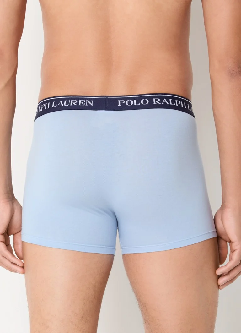 Lot de 3 boxers Ralph Lauren avec ceinture logotée