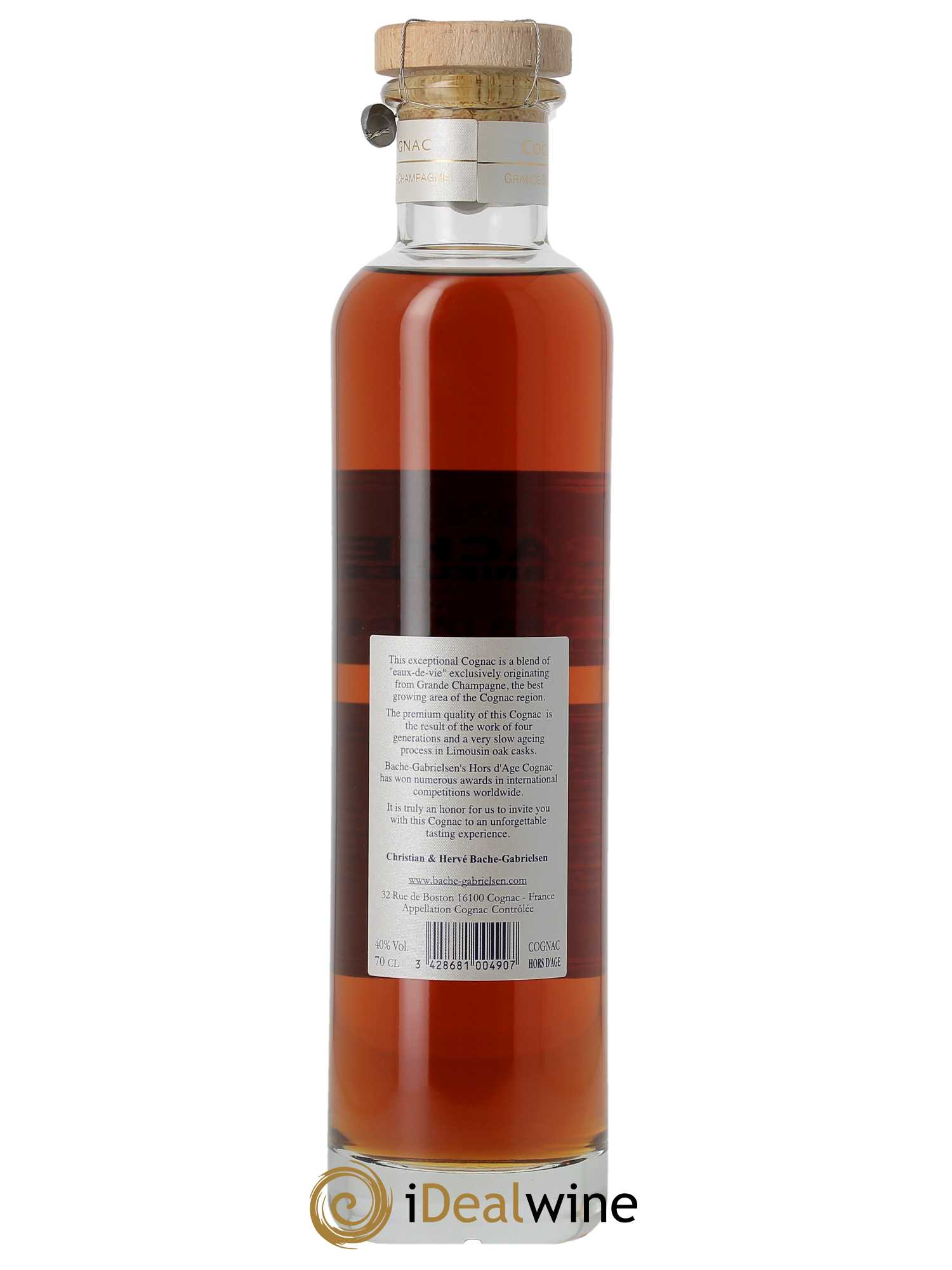 Cognac Bache Gabrielsen Hors d'âge   - Lot de 1 Bouteille