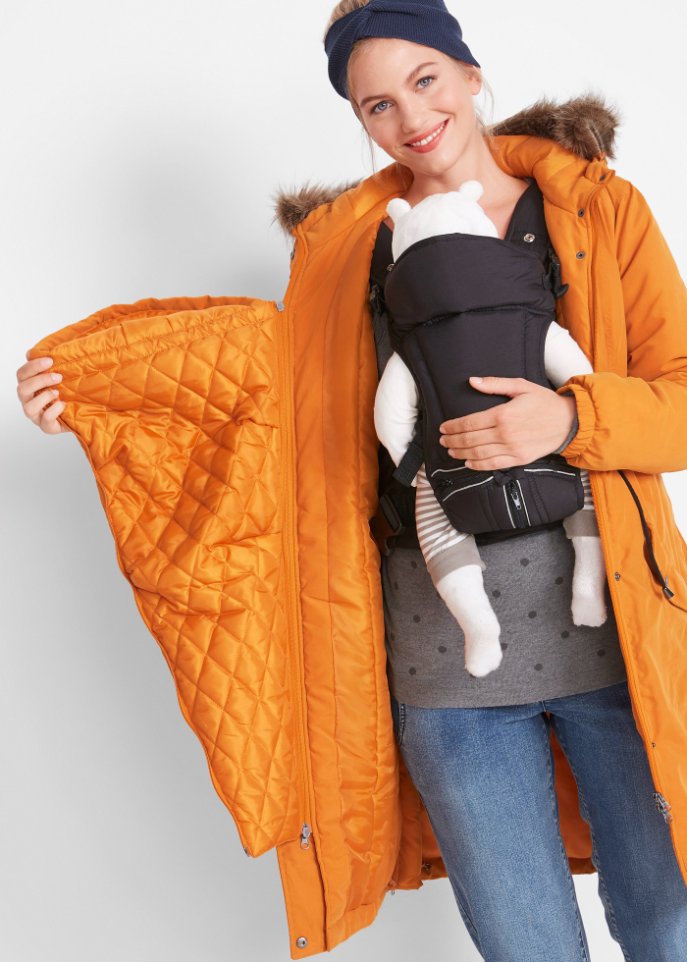 Tragejacke / Umstandsparka, wattiert