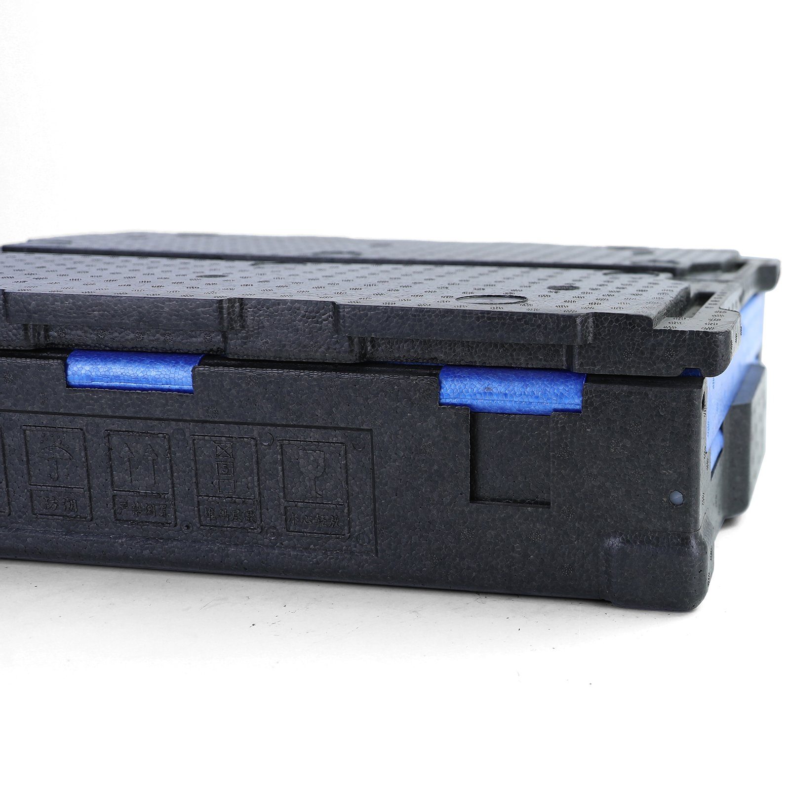 RAMROXX Kühlbox Warmhaltebox Kühl Thermo faltbar mit Griffen 75L 675x485x369mm