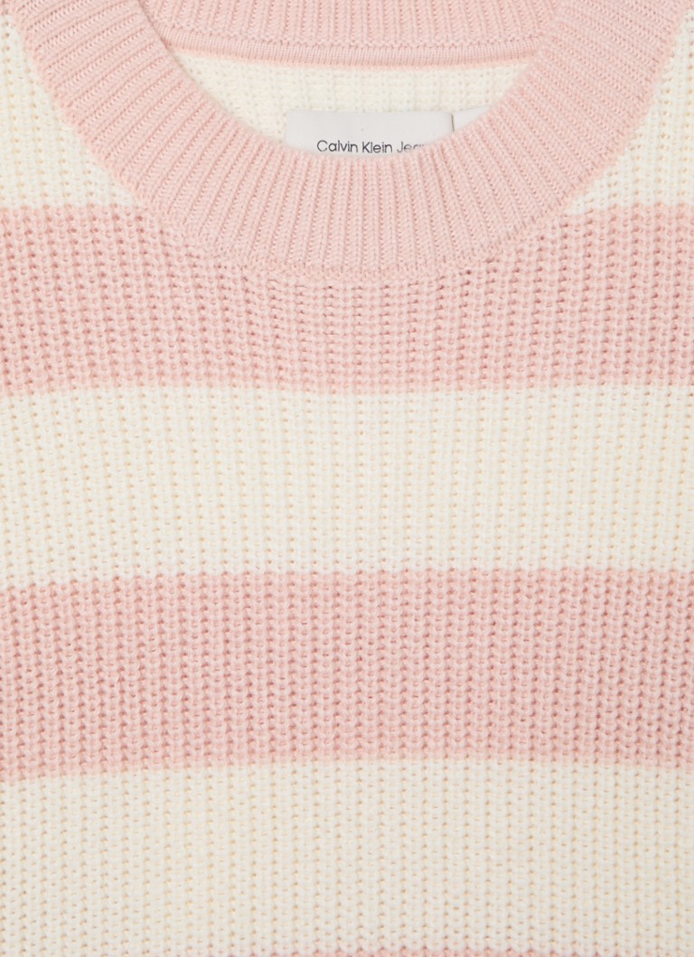 Calvin Klein plono mezgimo vilnos mišinio megztinis