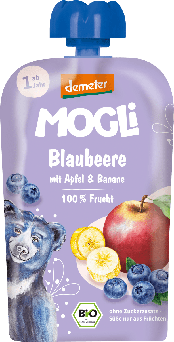 Quetschie Blaubeere Apfel & Banane, ab 1 Jahr, 100 g
