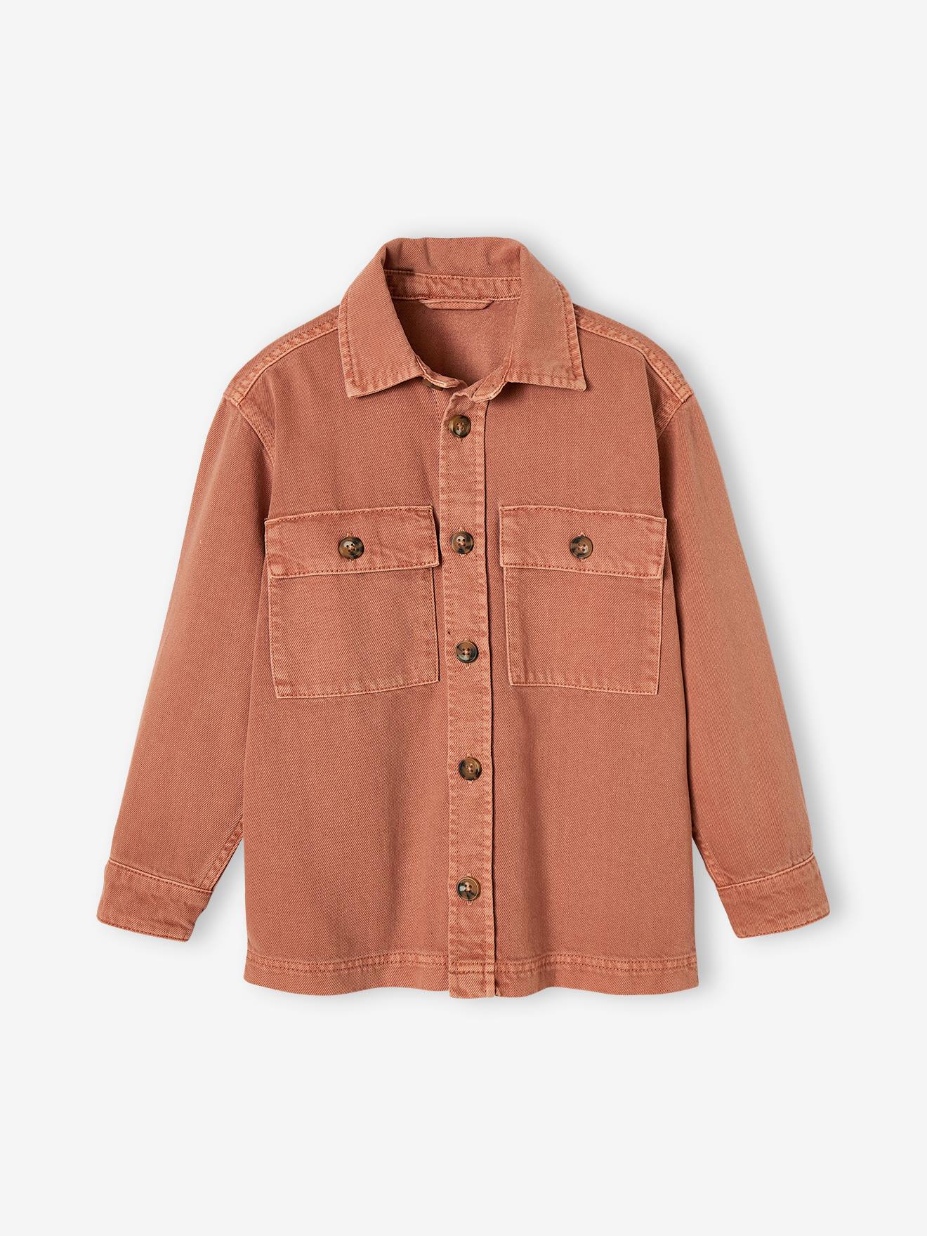 Vertbaudet Jungen Overshirt - ziegel