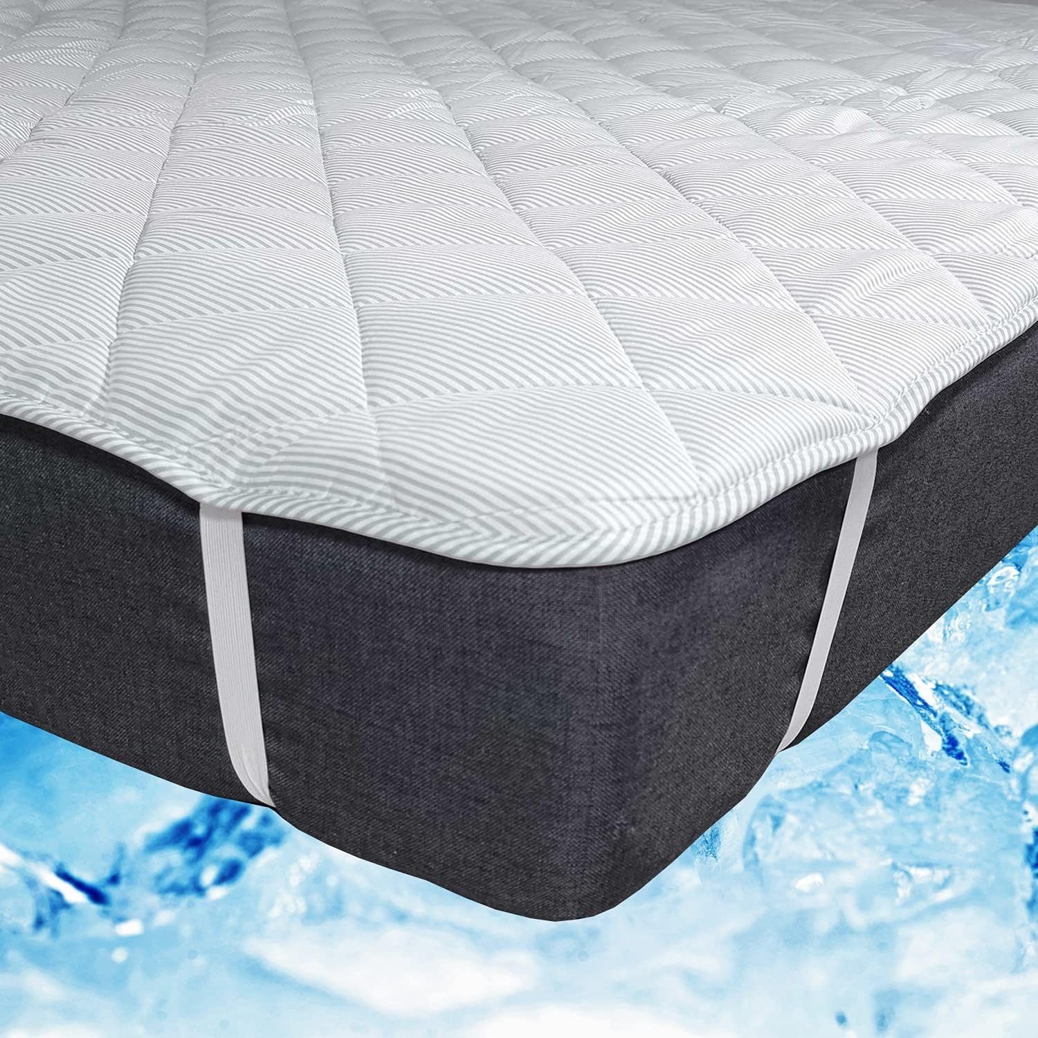 Matratzenauflage Matratzenauflage Top Cool 90x200 cm - für Matratzen & Boxspringbetten DILUMA, Kühlende Sommerseite & wärmende Winterseite