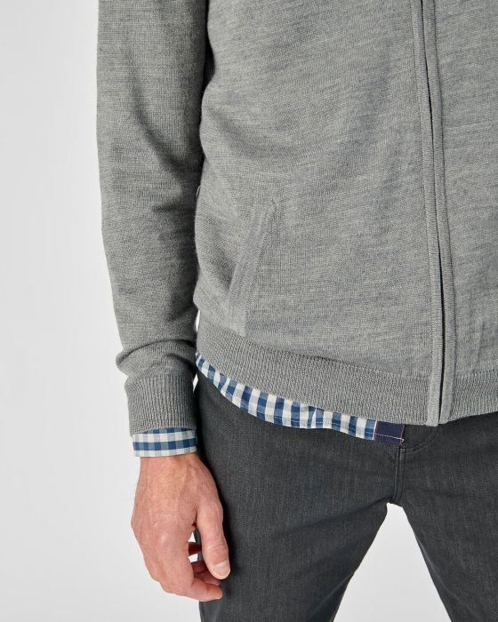 Gilet zippé laine et Thermolactyl