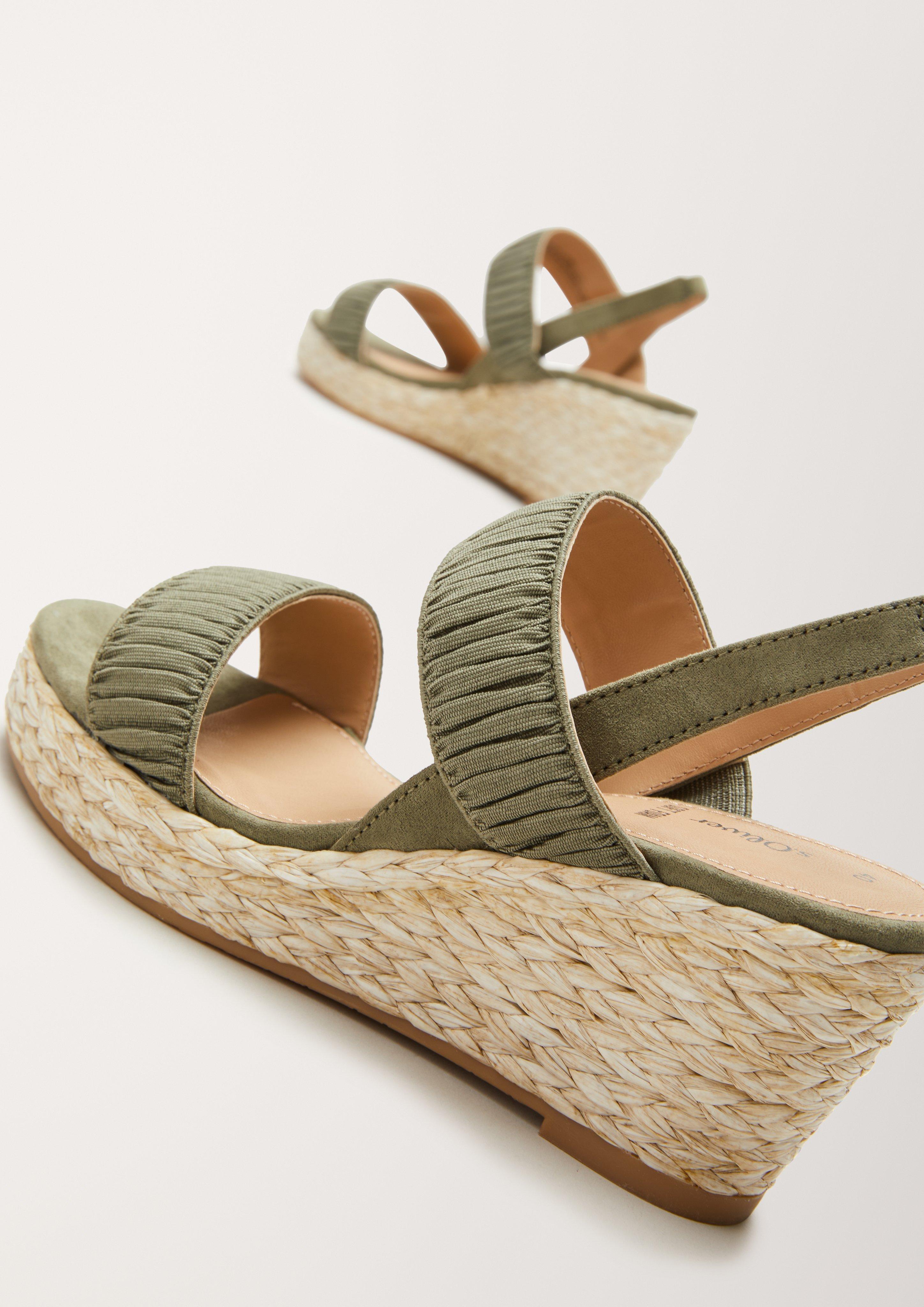 Wedges mit Raffung  6005723-728
