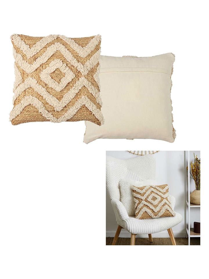 Ethnical Life Kissen in Beige - (L)40 x (B)40 cm günstig kaufen onesize