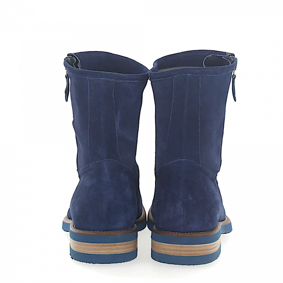 Budapester - Stiefeletten 598 Veloursleder - blau