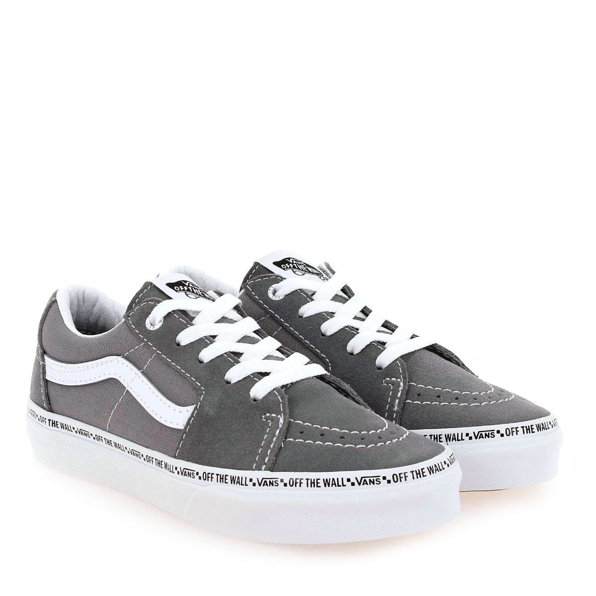 Vans  SK8-LOW KIDS H22 - gris