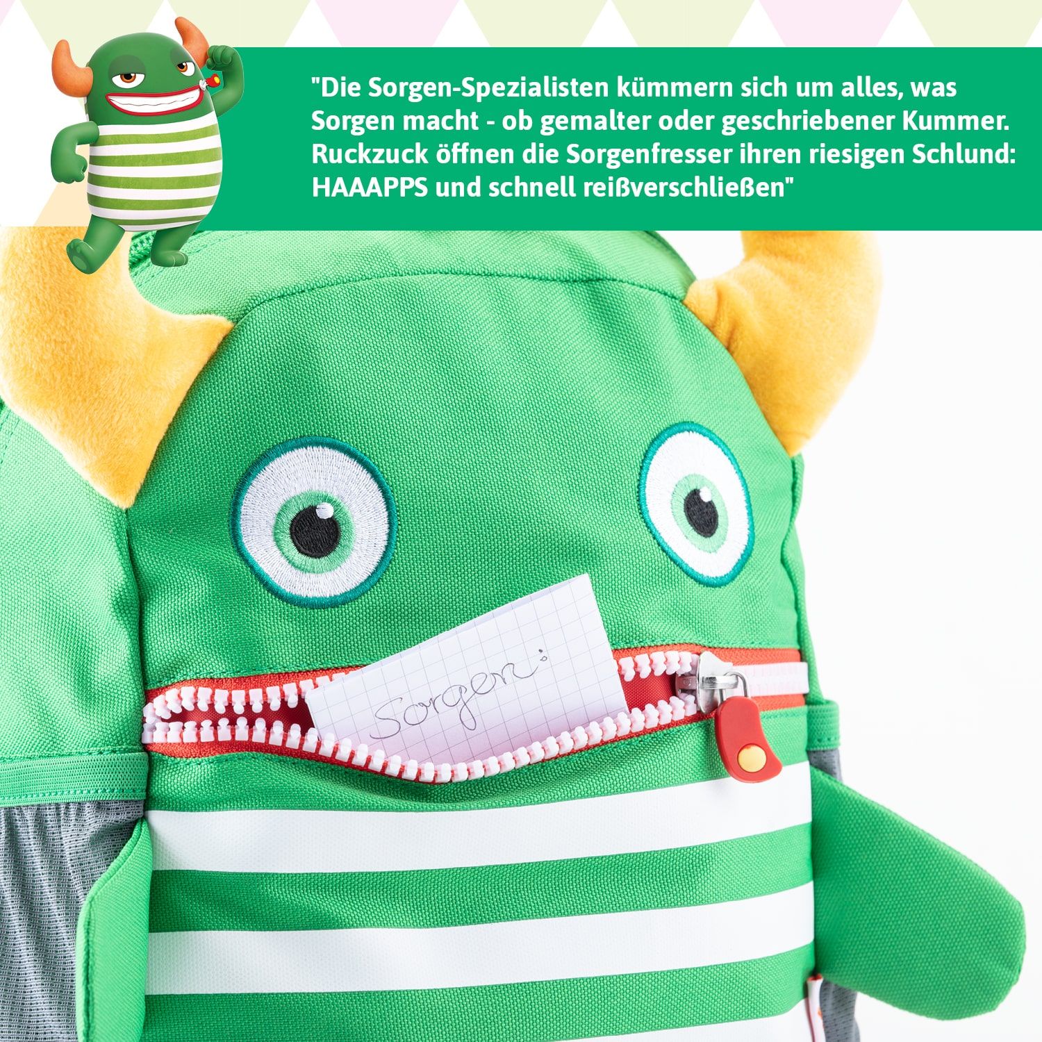 Skandika Sorgenfresser Pat Kinderrucksack