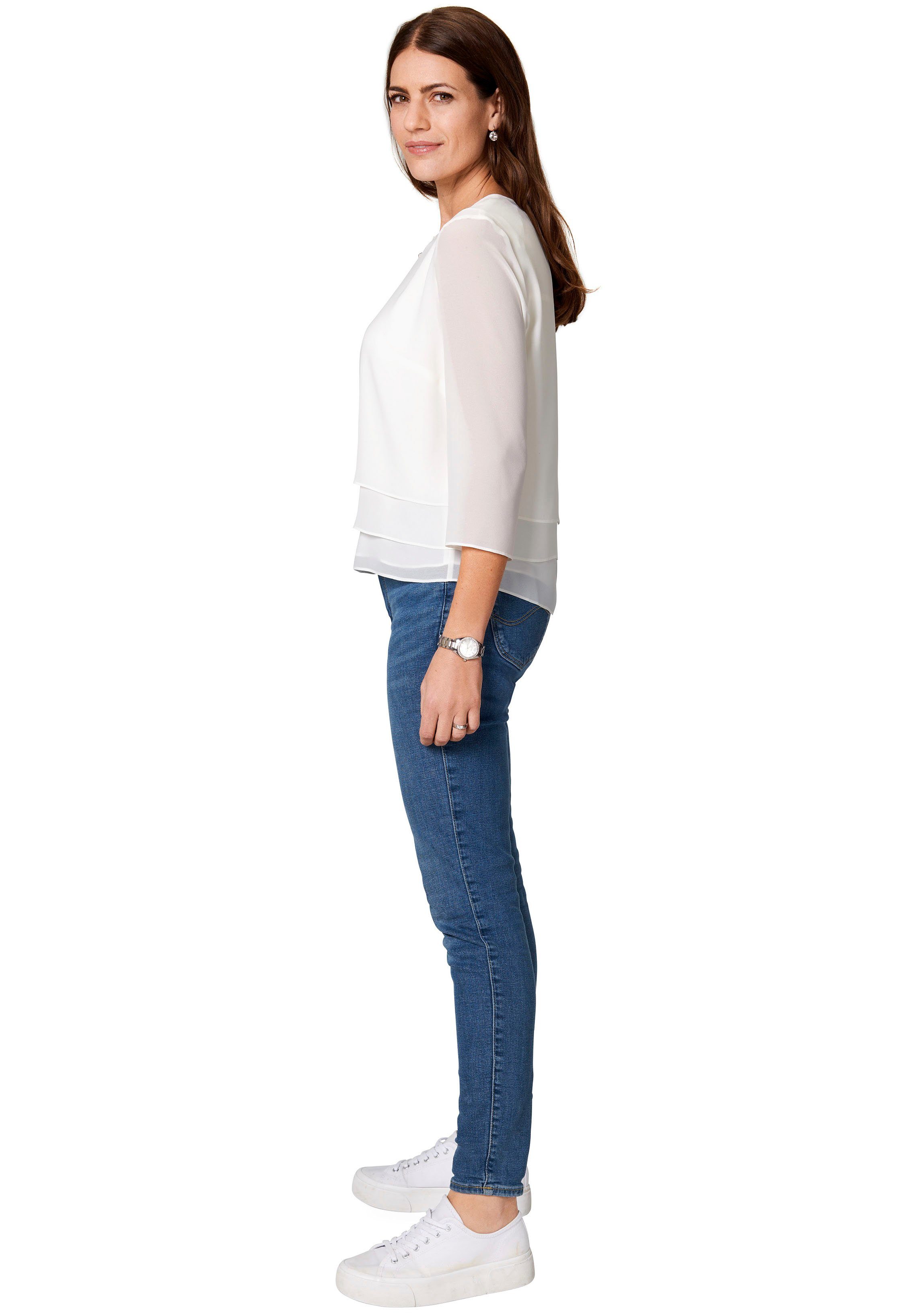 select! By Hermann Lange Blusenblazer im Lagen-Look