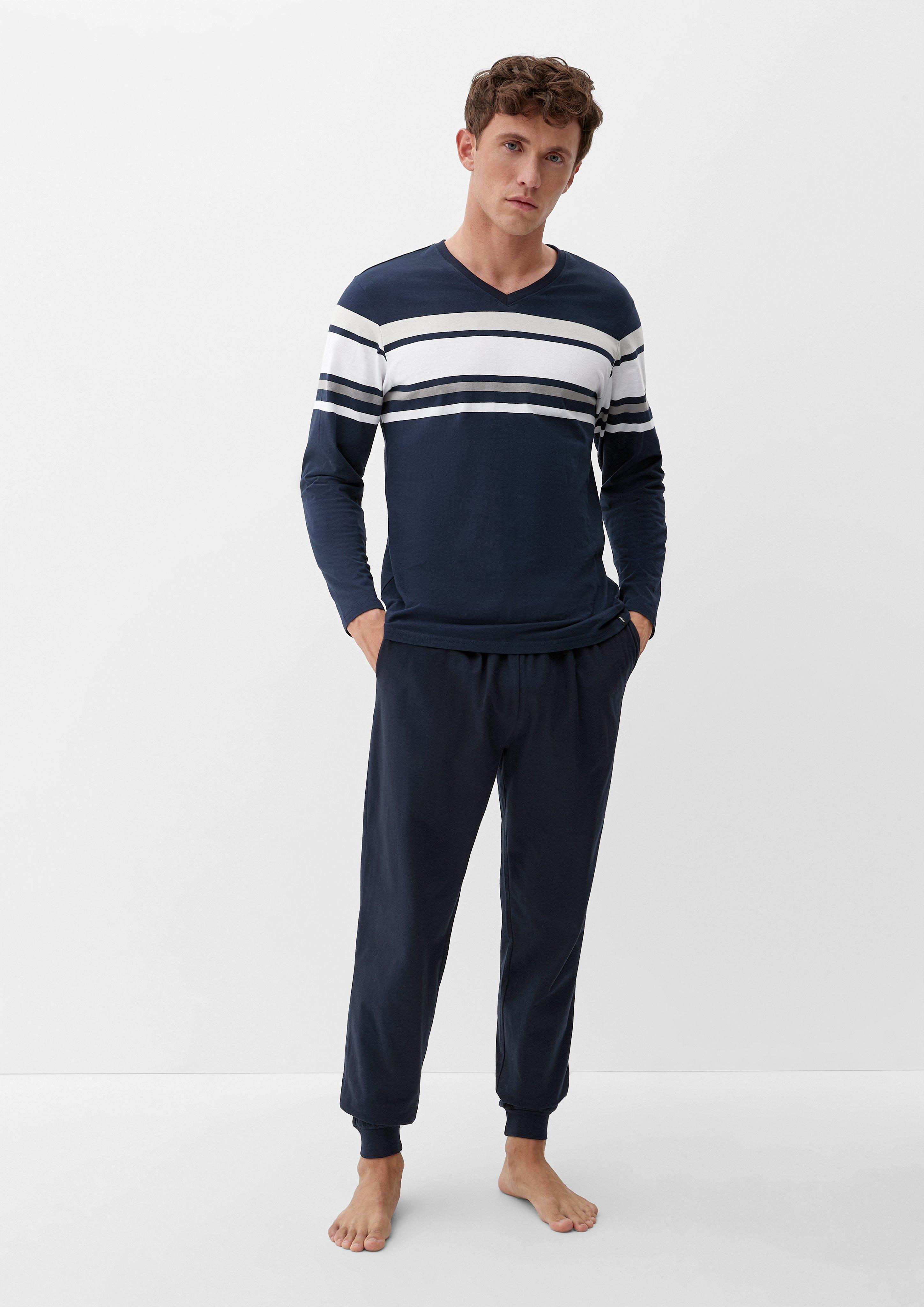 Pyjama mit Streifen  6007554-58B1