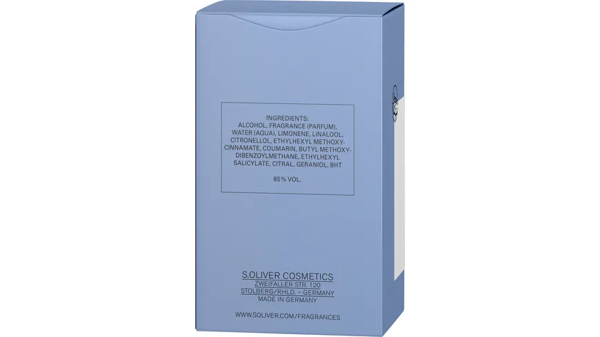 s.Oliver PURE SENSE MAN Eau de Toilette 50 ml