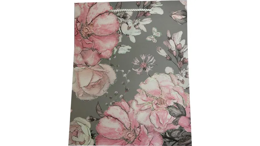 BOCK Geschenktüte gross Blume gross 32 x 26 x 14cm sortiert