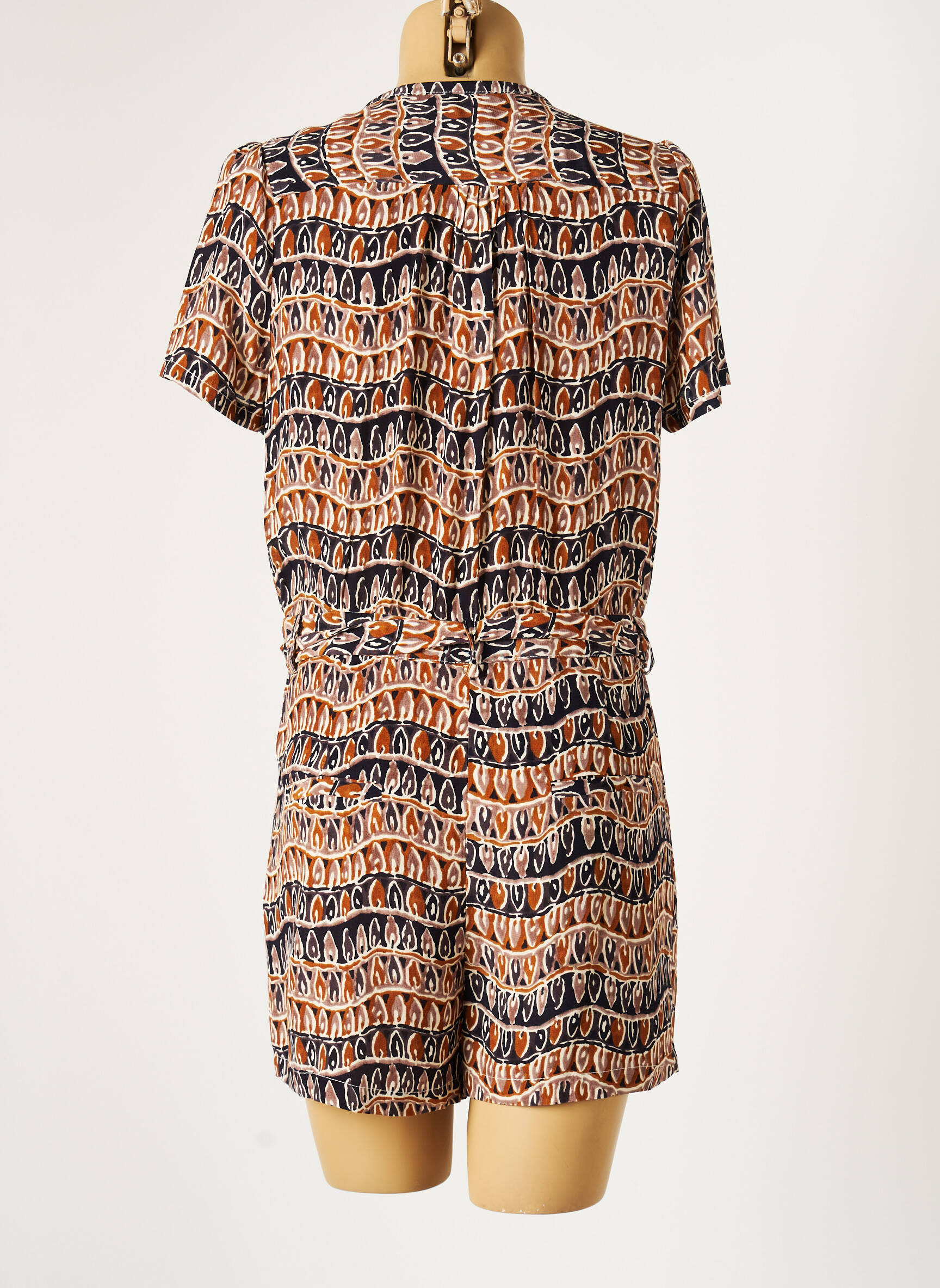 See U Soon Combi Shorts Femme couleur marron