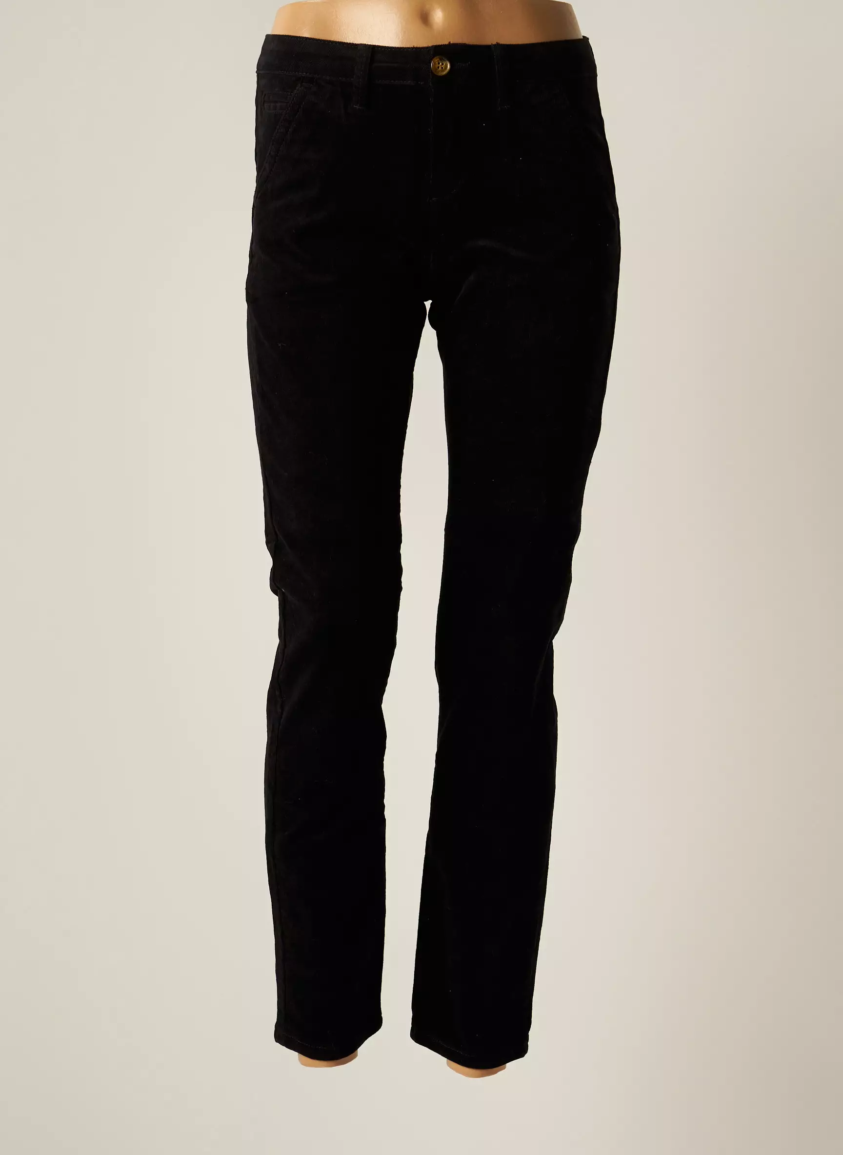 R Display Pantalons Chino Femme couleur noir