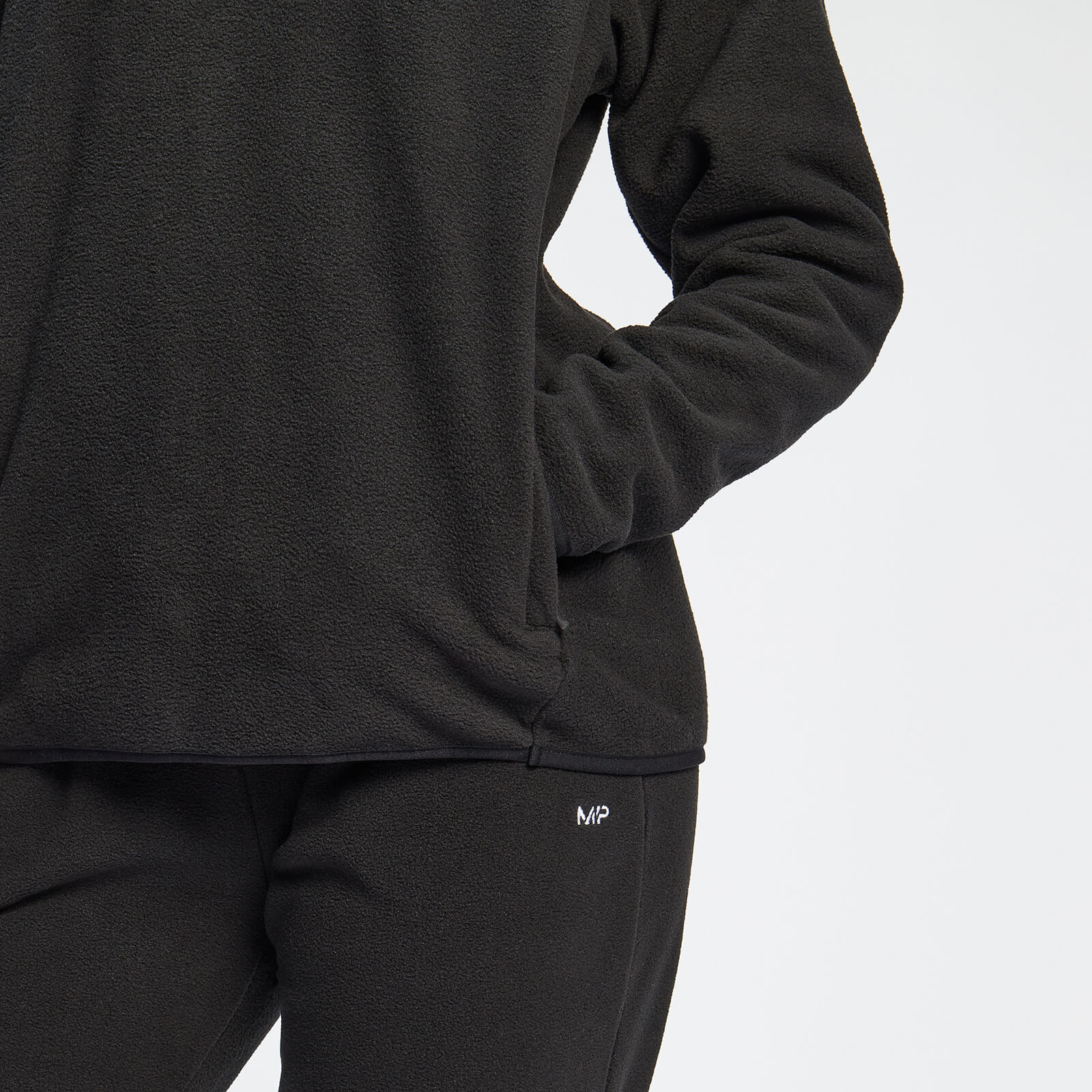 Sweat à capuche en polaire MP Essentials pour femmes – Noir