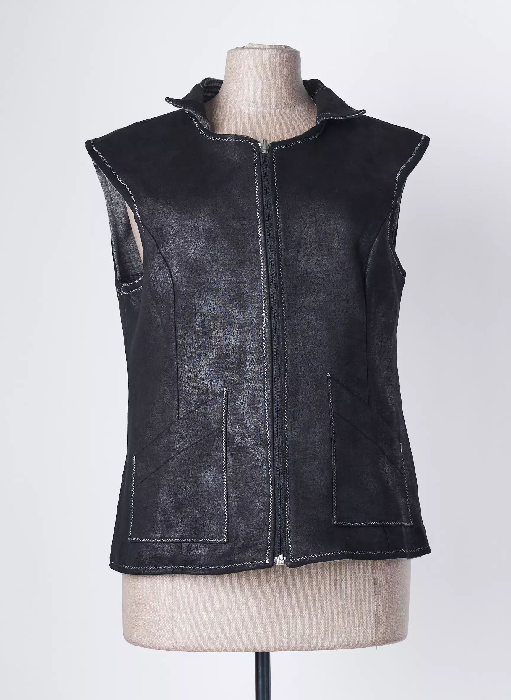 Lo Les Filles Gilet Femme couleur noir