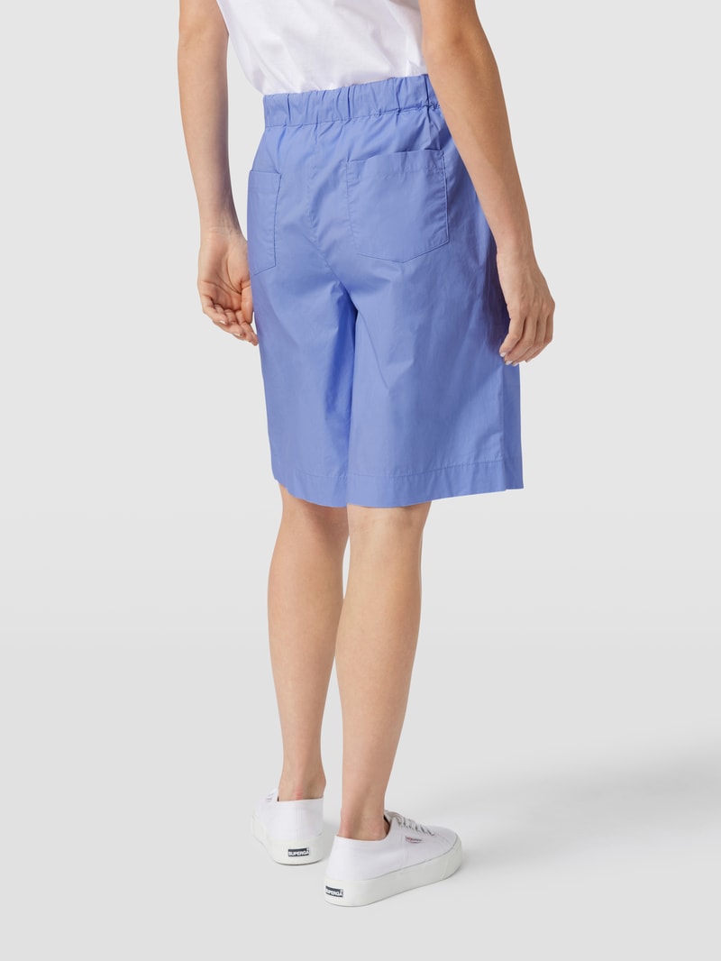 Bermudas mit seitlichen Eingrifftaschen in violett