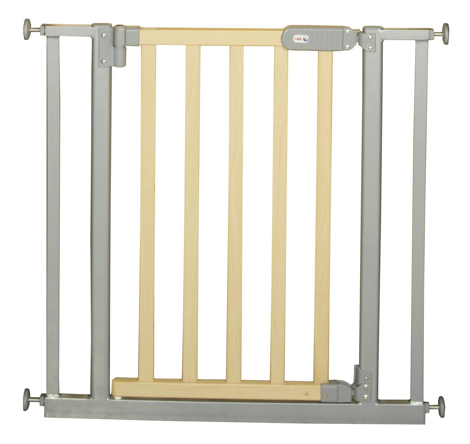 roba® Türschutzgitter Holz/Metall, Breite 77 - 86 cm, Tür- & Treppengitter