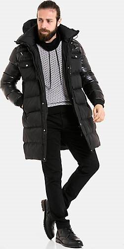 Cipo & Baxx Winterjacke mit geräumiger Kapuze