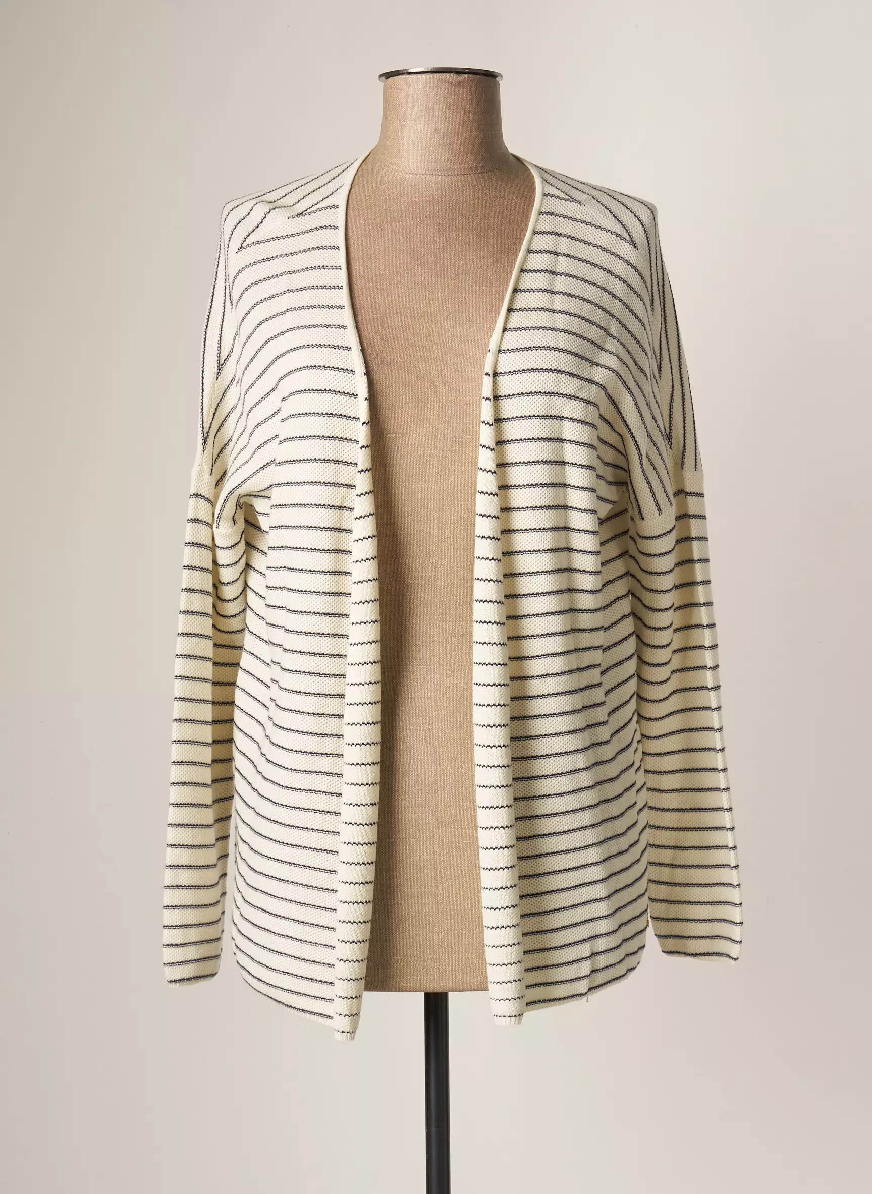 Des Petits Hauts Cardigans Femme couleur beige