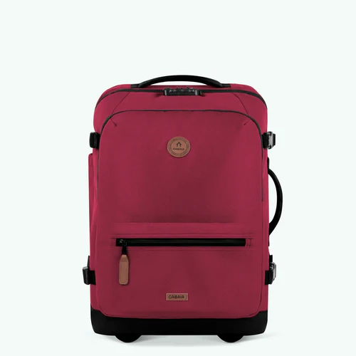 Sibiu small 2-wheel soft suitcase, burgundy