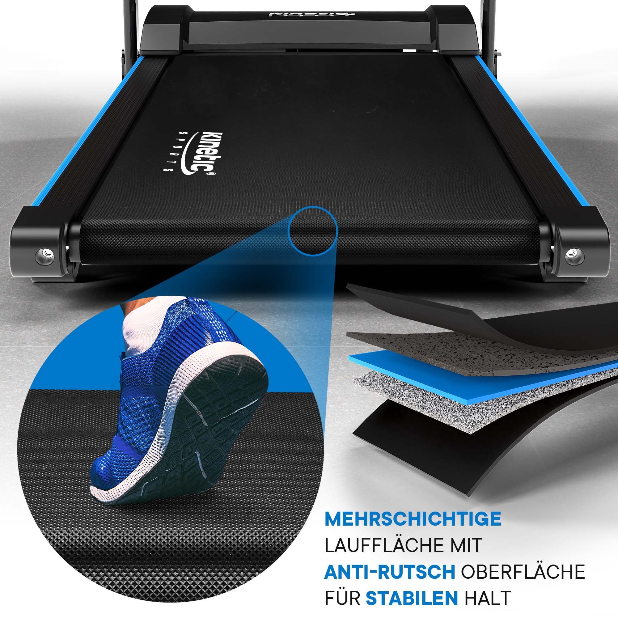 Kinetic Sports Laufband KST2900FX, klappbar mit LCD Display, 750 W Motor, 1 - 10 km/h