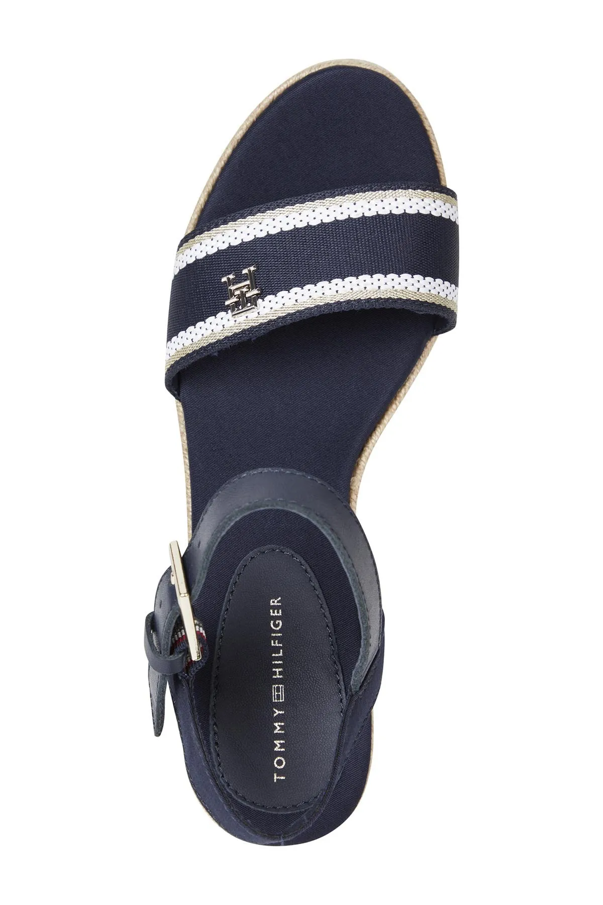 Tommy Hilfiger  Sandale mit Keilabsatz und Gurtband