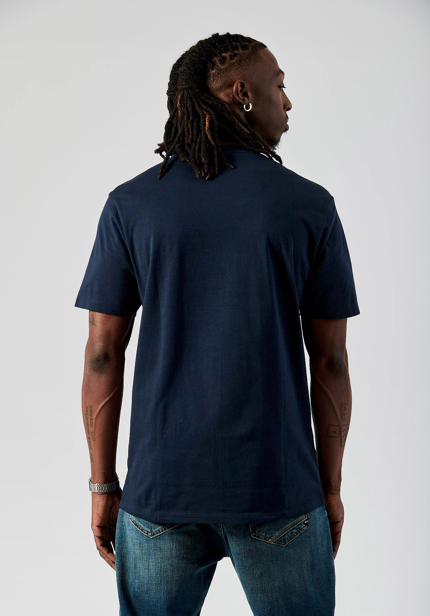 RAZ    T-shirt bleu homme 100% coton